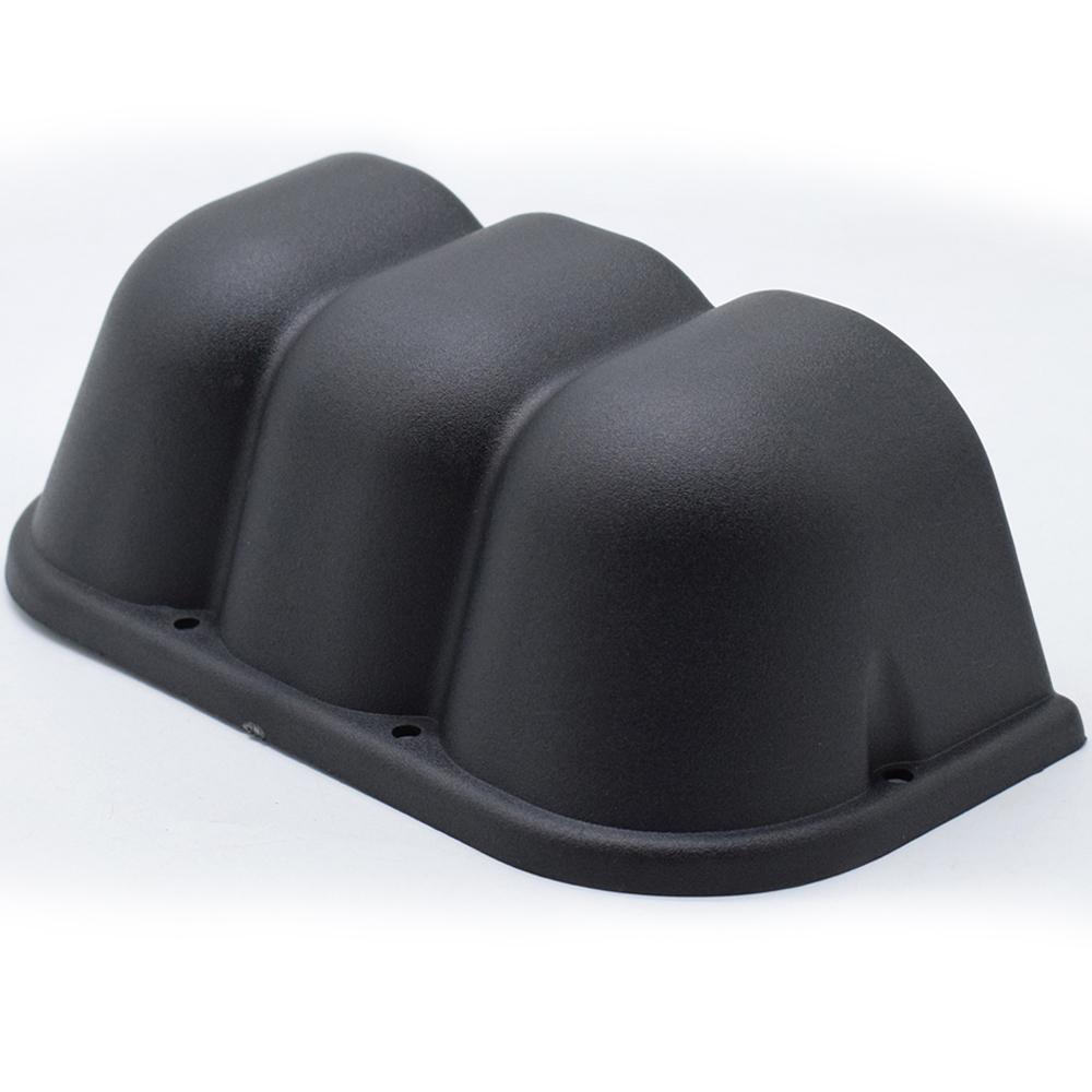 Supporto per Pod Triplo Universale 52mm 2" a 3 Fori per Cruscotto Auto, Portastrumenti, Tazza Strumenti, Plastica ABS Nera, Accessori Auto