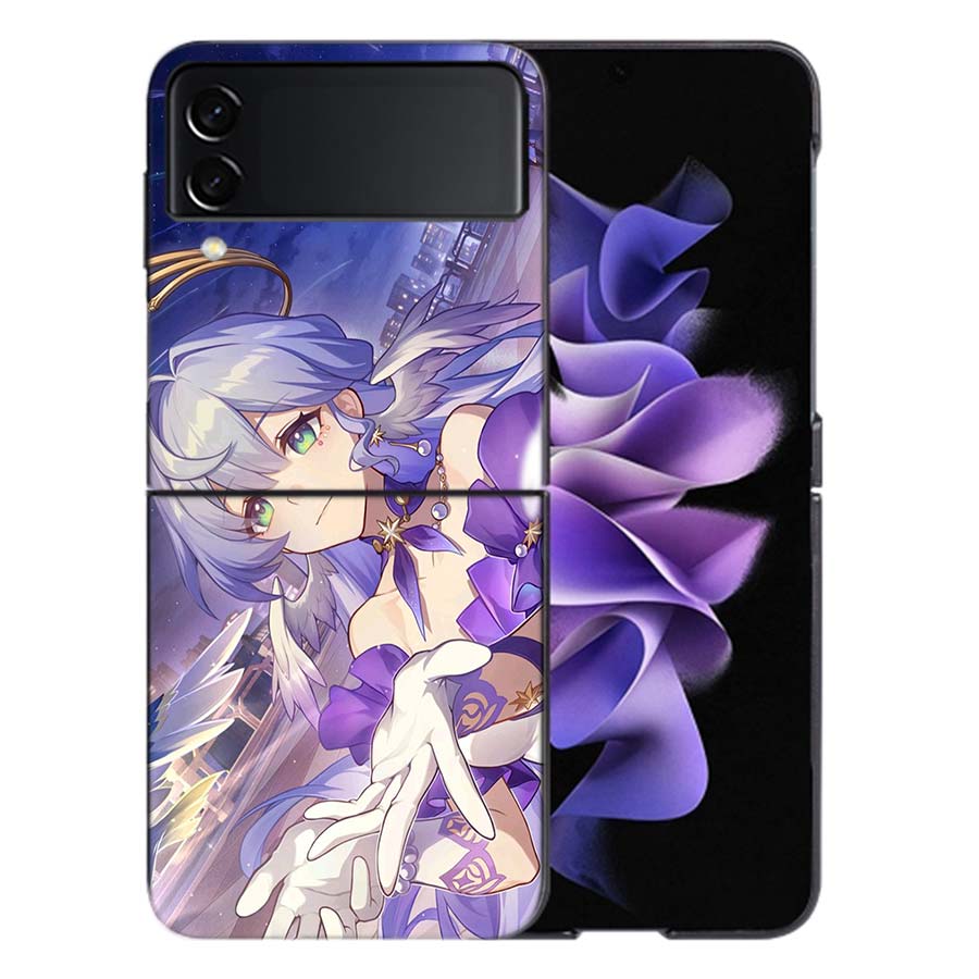 Star Rail Robin Coque For Samsung Z Flip7 6 Galaxy Case Shockproof Z Flip5 Z Flip3 4 5G Hard Cover Phone TPU PC Hard Funda