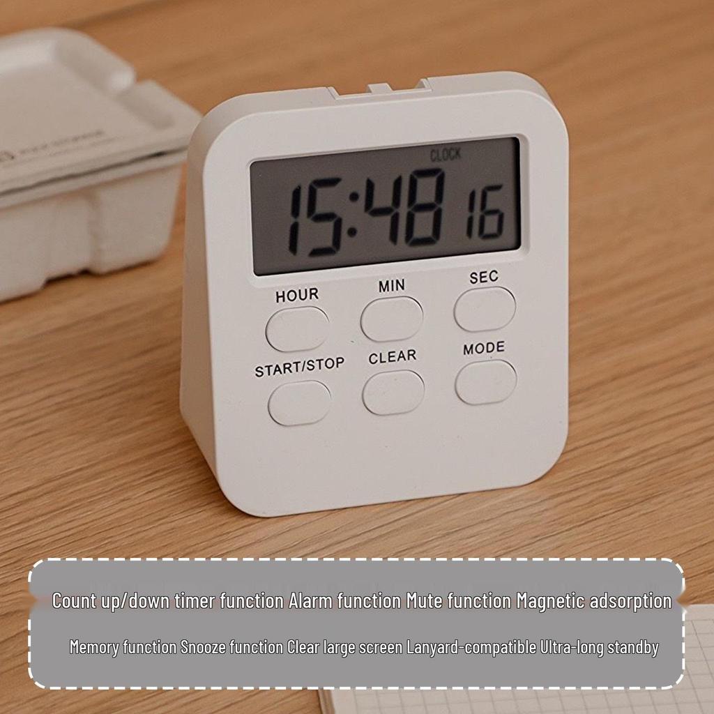 Large Display Electronic Kitchen Timer with Alarm