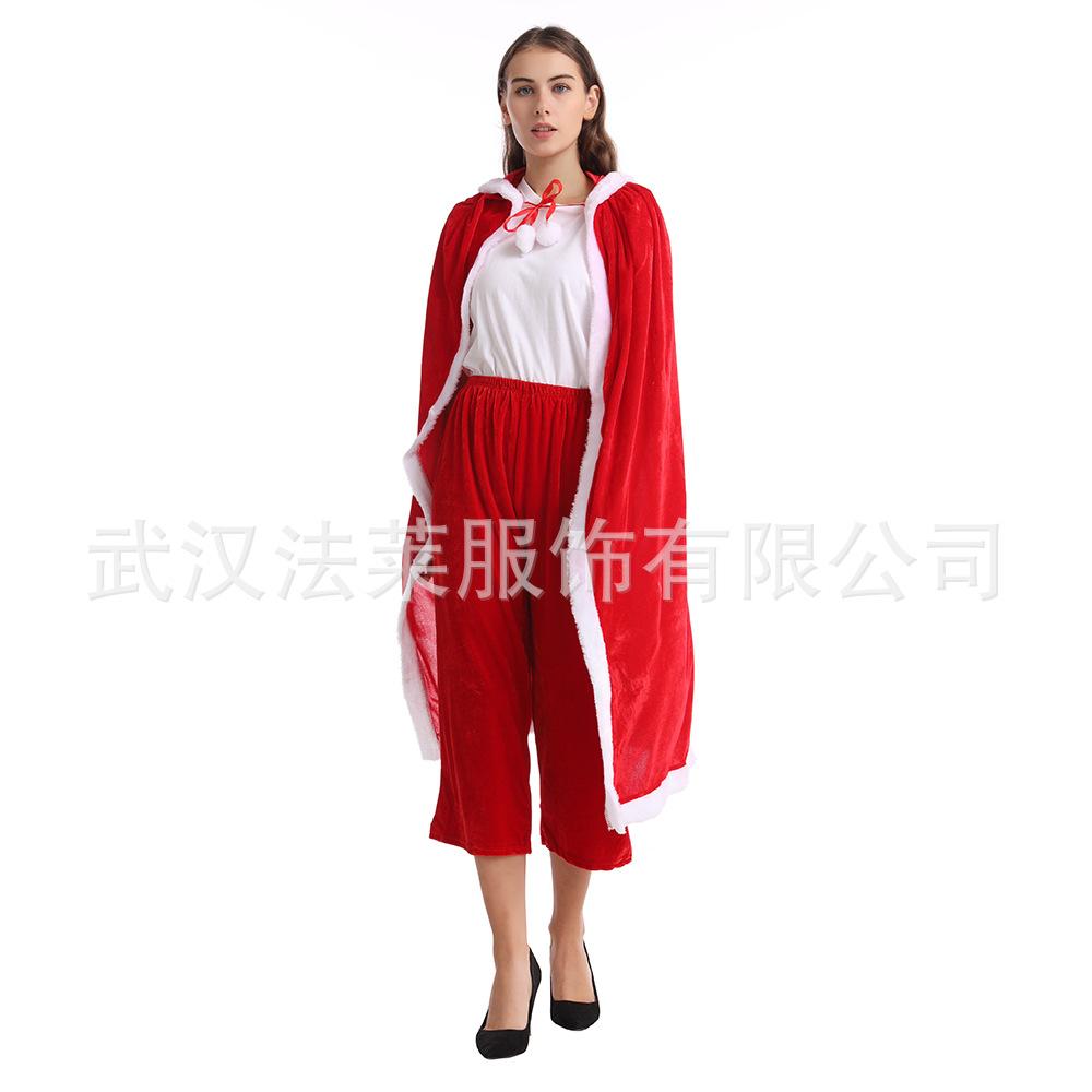 Christmas Cloak Children's Cloak Dress Up Dress Up Popular Red Adult Christmas Clothing