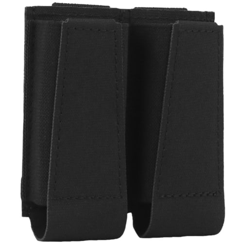 MILQUEST Double Pistol Magazine Pouch, Ultra-Lightweight Style, Double Column, Handgun Compatible, MOLLE Belt Compatible, Airsoft, Cordura, Genuine Ny