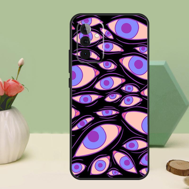 Eyes Pattern For Samsung Galaxy A36 A56 A54 A34 A14 A06 A16 A26 A12 A32 A52 A13 A33 A53 A15 A35 A55 Case