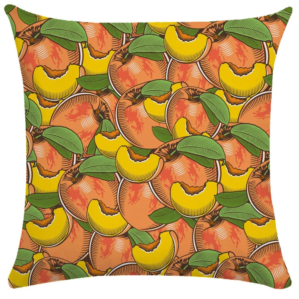 Colorful Fruit Pillowcase Summer Lemon  Bedroom Indoor Home  Sofa Bed