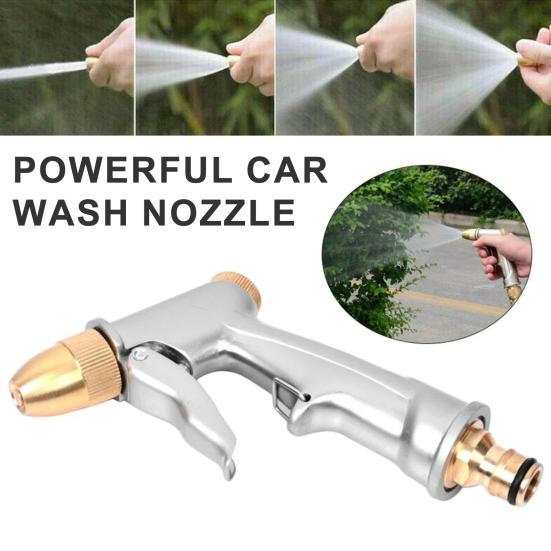 Hochdruckreiniger Gartenwasserzerstäuber mit Düse Einstellbarer Wasserfluss Korrosionsbeständig Autowäscher zum Waschen von Fahrzeugen Bewässern von Pflanzen