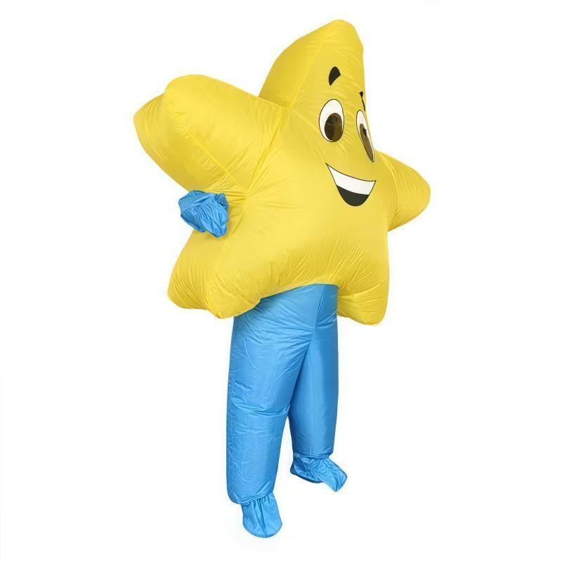 Inflatable Yellow Duck Costume - Funny Cosplay Outfit for Parties & Performances