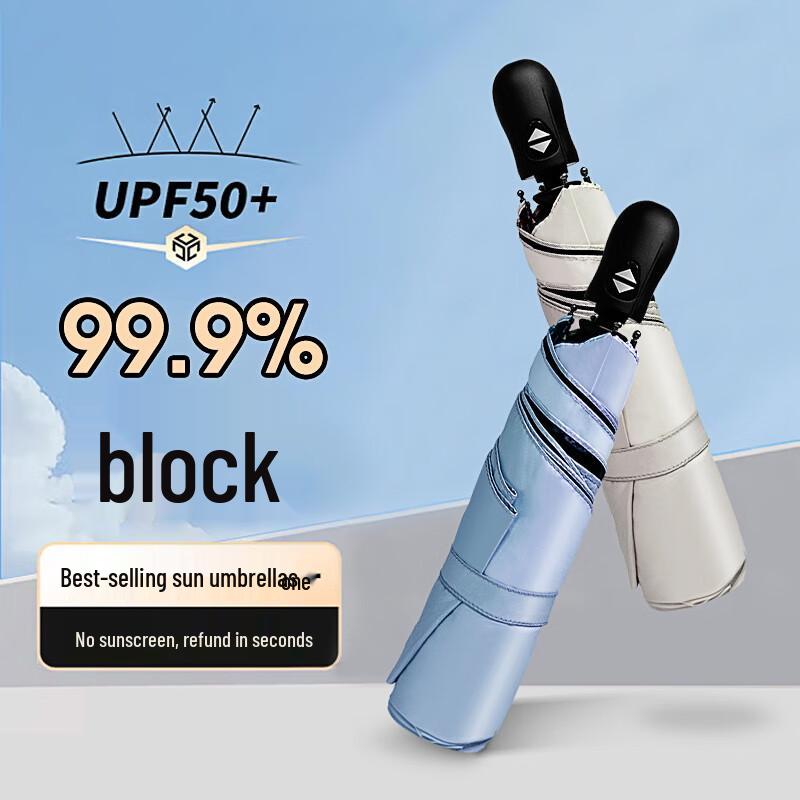 

Automatic Ultra-Light Compact Tri-Fold Sun Protection Umbrella