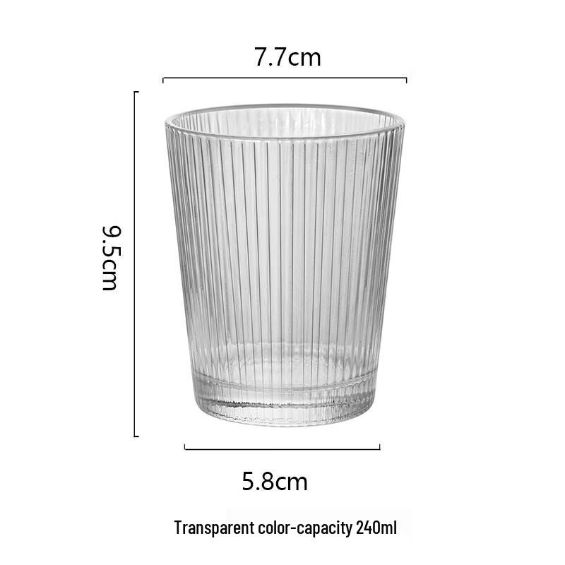 Thickened Glass Mouthwash Cups
