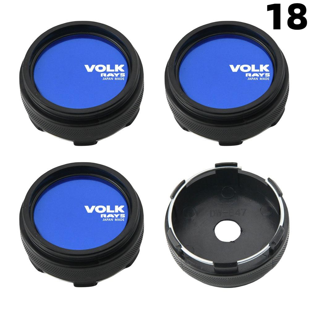 1 Zestaw/4 Szt. Średnica Zewnętrzna 66 MM / Średnica Wewnętrzna 62 MM Kołpaki Felg RAYS VOLK VR GRAM Logo Kołpak Środkowy Koła Pokrywa Koła Kołpaki Piasty Akcesoria do Opon Samochodów Sportowych