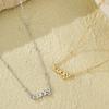 925 Sterling Silver Letter Pendant Necklace - Women's Simple Lock Clavicle Chain Fashion Choker