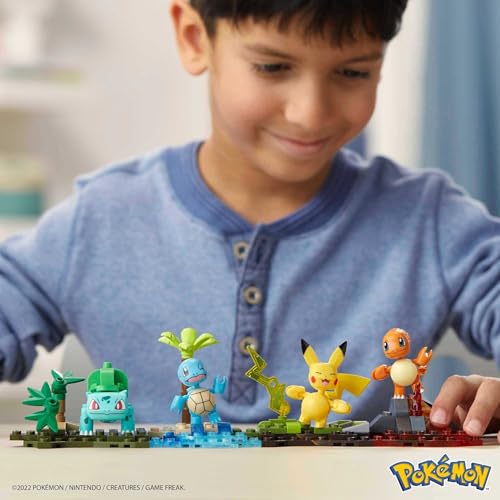 MEGA Pokemon Kanto Team Building Block Set, 130 Pieces, Ages 6 and Up, HFG05