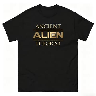 Casual Fashion, Ancient Alien Theorist T Shirt, Comfortable Color, Universal Pattern T Shirt for Both Men and Women