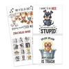 2026 Wall Calendar Dog-Sucking Wall Hanging Calendar Whole Year Monthly Schedule Planner to New Year planing and organizing