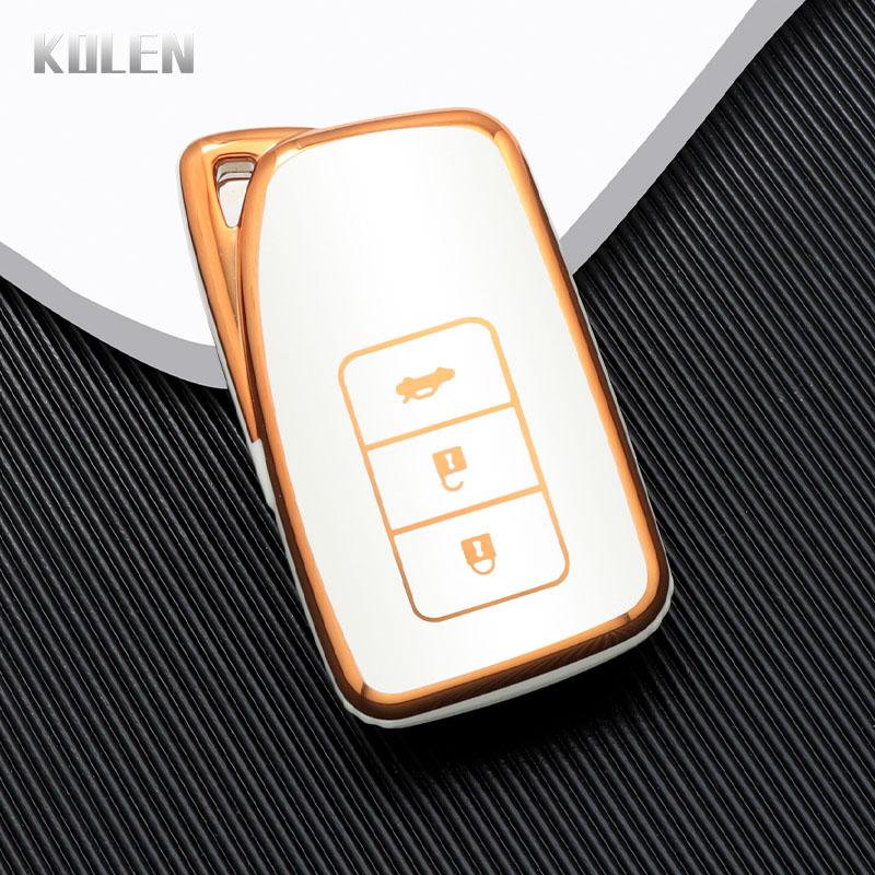 Tpu Car Remote Key Cover Case Shell Fob For Lexus Nx Gs Rx Is Es Gx Lx Rc Is Ux 200 250 260 300 350 Ls 450H 300H Car Accessories