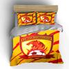 Lion Emblem Yellow Bedding Set Bedding Duvet Cover Set Duvet Cover Pillowcases (1 * Duvet Cover 2 * Pillowcases, Without Duvet Insert)