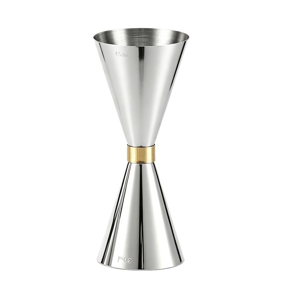 Two-Ended Cocktail Jigger With Measurement Markings Dual Spirit Measure Cup Kitchen