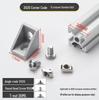 Industrial Aluminum Profile Corner Brackets