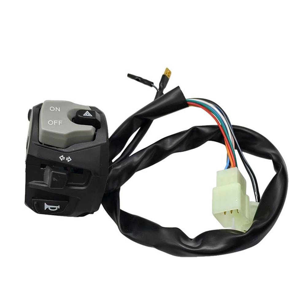 Motorcycle Handlebar Switch Assembly Waterproof Motorcycle Control Switch Enhanced Performance & Safety for GSX