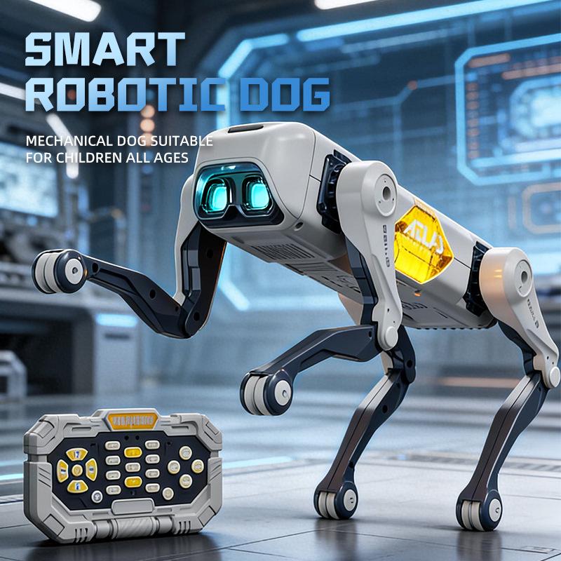 AI Smart Bionic Robot Dog with Voice Control and Programmable App for Children