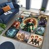1pc Meridas Fantasy Journey Carpet Rug for Bedroom Living Room Decor Sofa Home Game Area Rug Non-slip Floor Mat. D722017