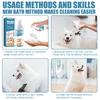 YEGBONG Pet Dry Shampoo and Bath Shampoo 60ml - No Water Needed for Cats and Dogs; Cleans, Removes Odors, and Softens Fur Mousse