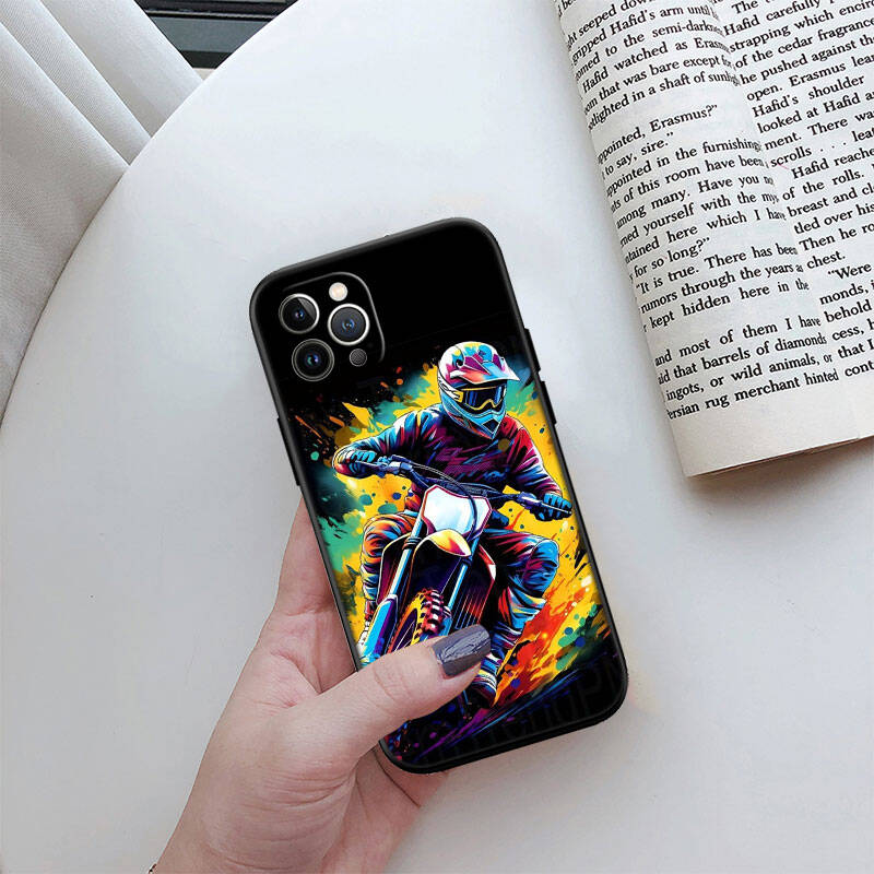 MH92 Motorcycle Racing Phone Shell Case for iPhone 7 8 11 12 13 14 15 16 17 16E XS Pro Max XR X SE Air