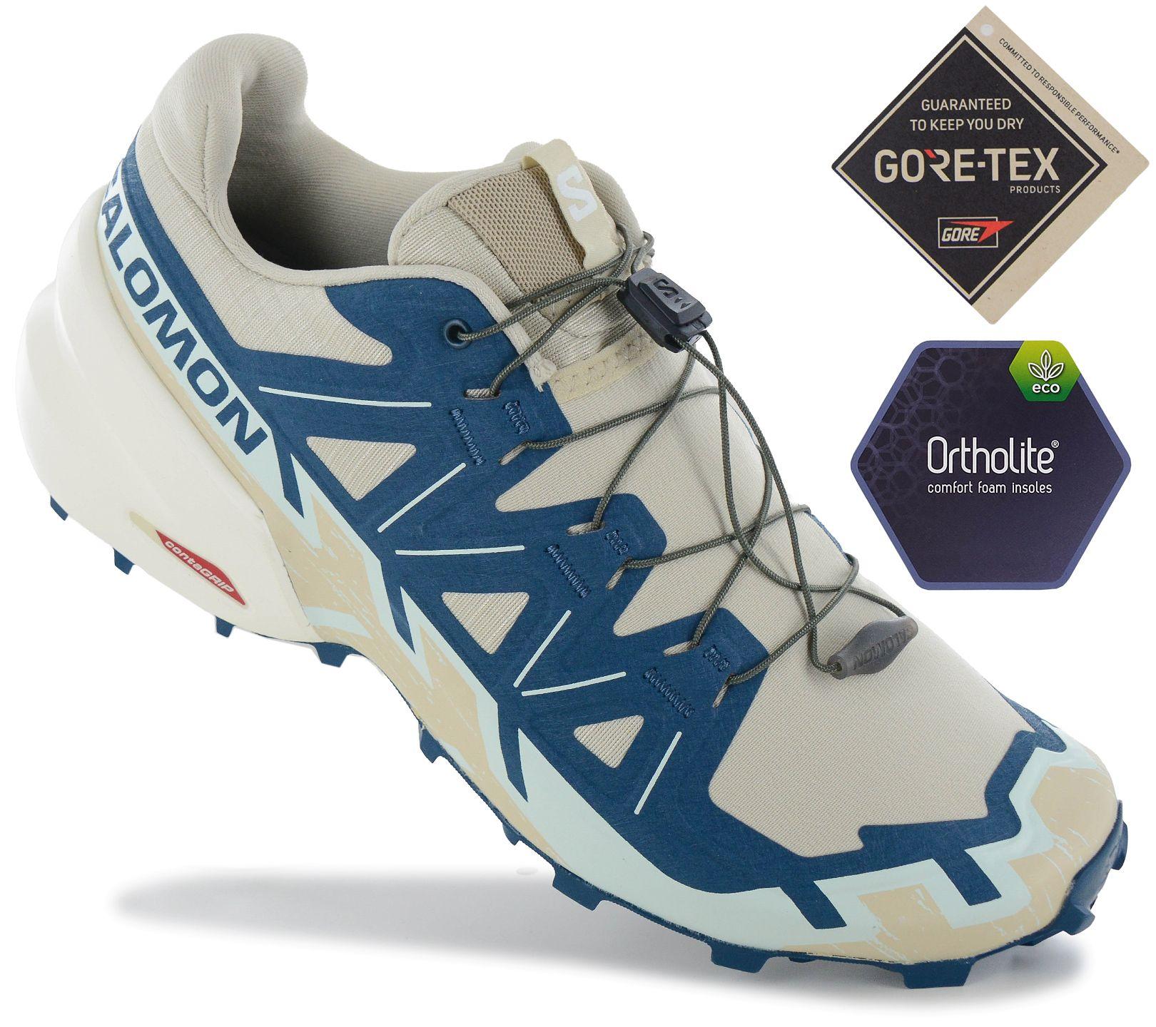 Salomon Speedcross 6 - Herren Trail-Running Schuhe Laufschuhe Beige 479848 ORIGINAL EU 47 1/3 UK 12 beige