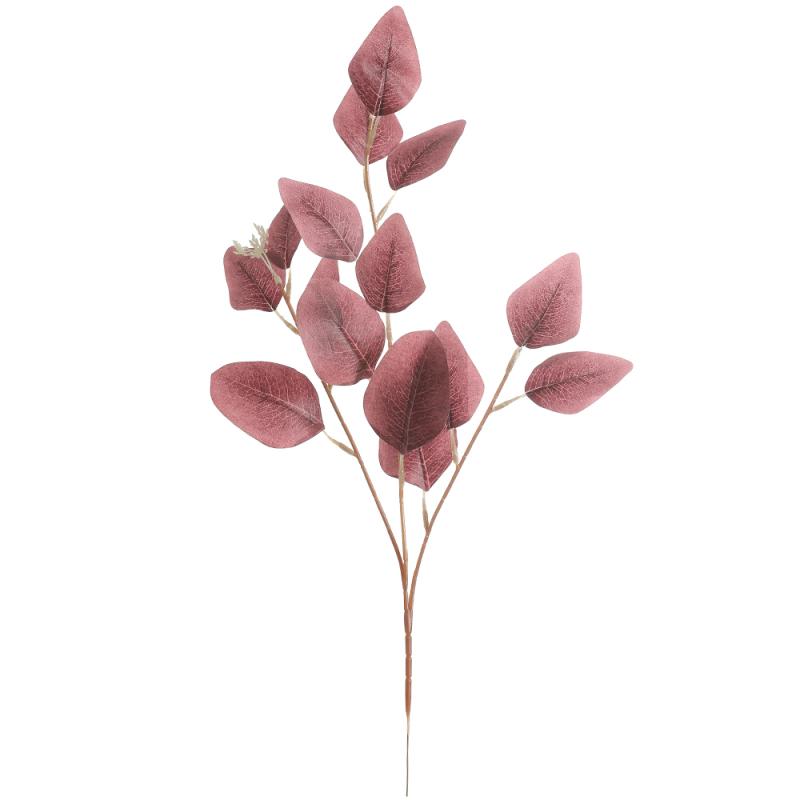 1Pcs Eucalyptus Leaves Artificial Flowers Bouquet Fake Flowers for Home Decor Garden Wedding Decoration Outdoor Vase Ornament