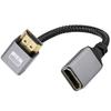 15CM Video Cord 4K 60Hz HDMI-Compatible Male To Female Cable Adapter Converter 18 Gbps Nylon Braid for HDTV PS4