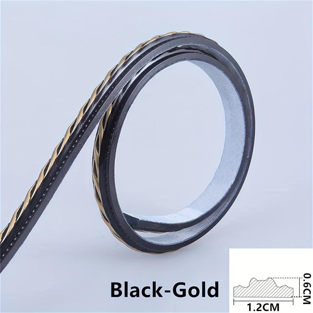 1PC 1m/39.37inch PVC Self-adhesive Line Trim Width Door Windows Ceiling Trim Edge Photo Frame Dressing Mirror Frame Decor Edge S