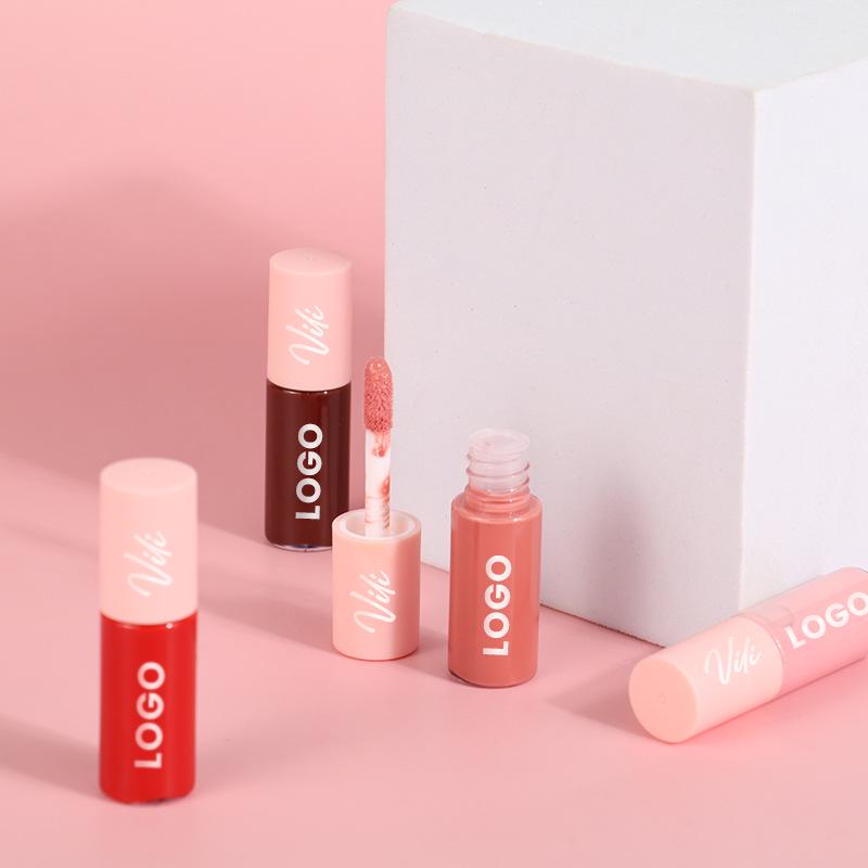 Mini Bottle Lip Gloss Set - Cross-Border Hot Seller (No Logo)