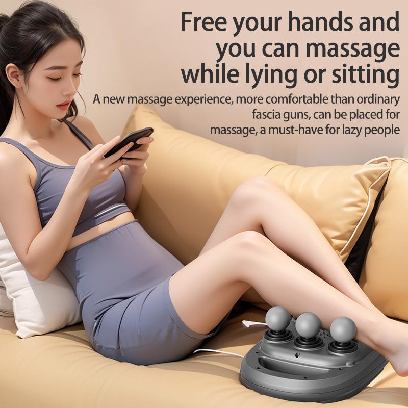 Six-head Fascia Gun Muscle Relaxation LCD Display Massager Wireless Professional Electric Legs Waist Back Full Body Massage Gun