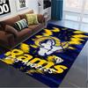 Los Angeles Rams Teppich für Wohnzimmer Schlafzimmer Zuhause Sofadekoration, Kinderspiel rutschfeste Bodenmatte