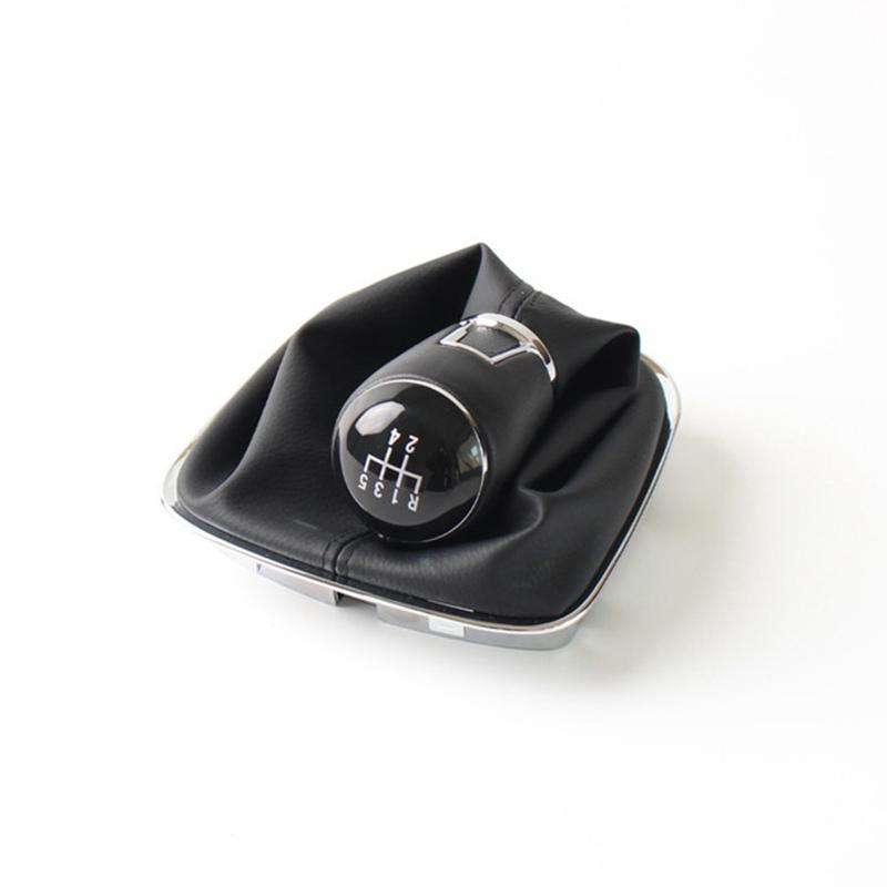 5 6 Speed Car Gear Shift Knob Gaitor Boot Cover for Vw Volkswagen Polo 6r 6c Sedan 2011 2012 2013 2014 2015 2016 2017 2018