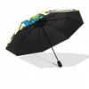 1pz Ombrello Pieghevole Portatile Automatico Apri/Chiudi Tartarughe Ninja Mutanti Adolescenti con Struttura a 8 Stecche per Donna/Uomo, Uso Stagione Unica a0901153