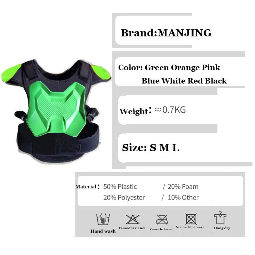 With Gift Children Safety Vest Armor Motorcycle Equipment Cycling Baby Head Protector 52-54cm Helmet Scooter Full Body Armor LL