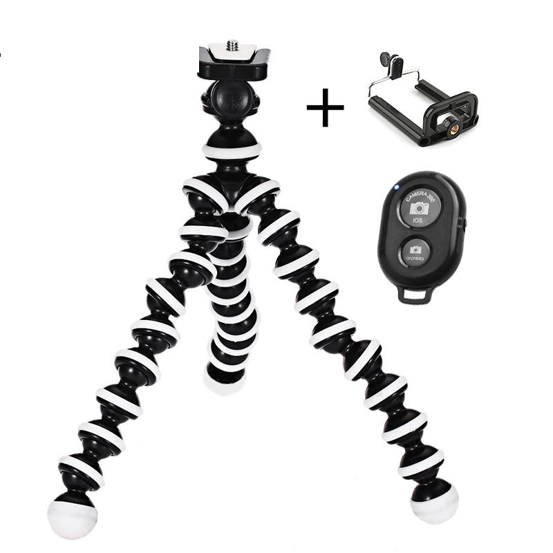 

Портативный штатив для телефона, губка, держатель осьминога, мини-зажим для смартфона для iPhone, гибкий живой штатив с дистанционным затвором для Xiaomi