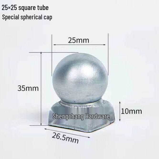 Wrought Iron Hollow Decorative Staircase Post Cap - Round Handrail Ball for Railing Fence Accessories