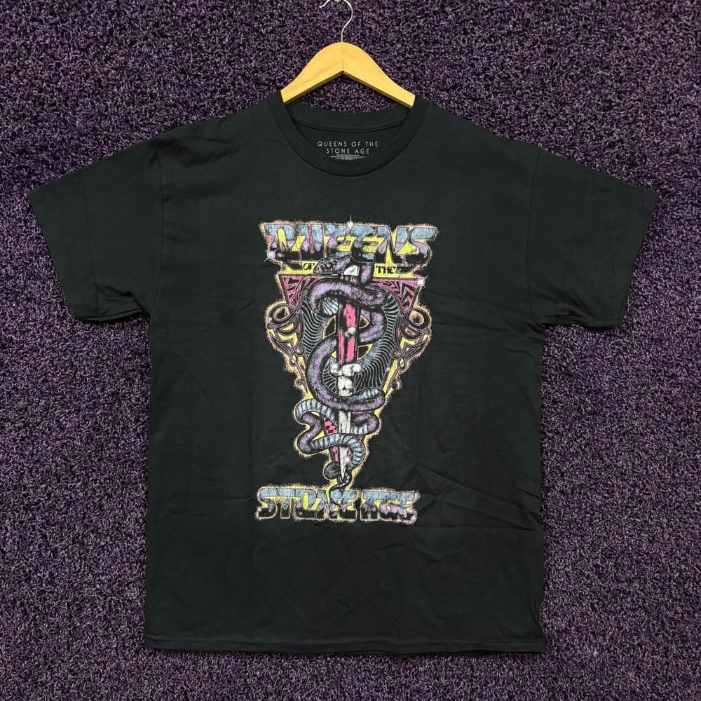 

Queens of the Stone Age Snake and Dagger TShirt Size Large Unisex T-Shirt XXXXL