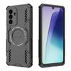 KEYSION Hollow Heat Dissipation Case for Samsung A17 5G Silicone+PC Magnetic Cooling Shockproof Phone Cover for Galaxy S25 FE 5G