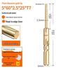 Plum Blossom Hexagon Gold Bit Set: T5-T20 Electric Screwdriver Tips