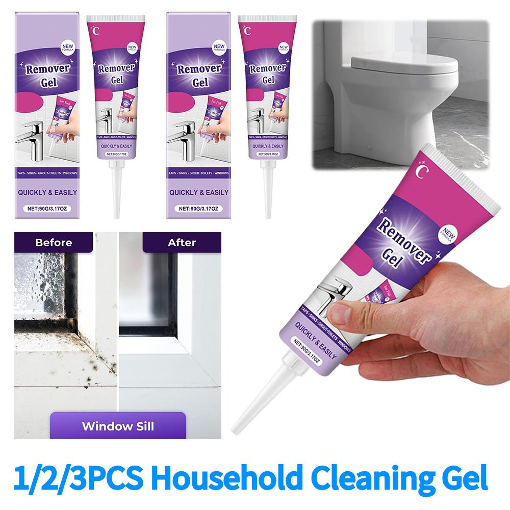 1/2/3 st. Remover Gel Protection Gel Kraftfull hushållsrengöringsgel för tvättmaskin badrum och snabb rengöring