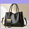 Stylish Large Capacity Tote Bag For Women In Wine Red And Creamy White Ideal For Daily Use