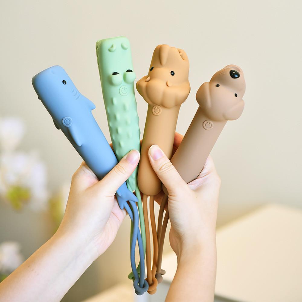 Animal Silicone Flashlight Night Light For Kids Portable Rechargeable Led Child Toy