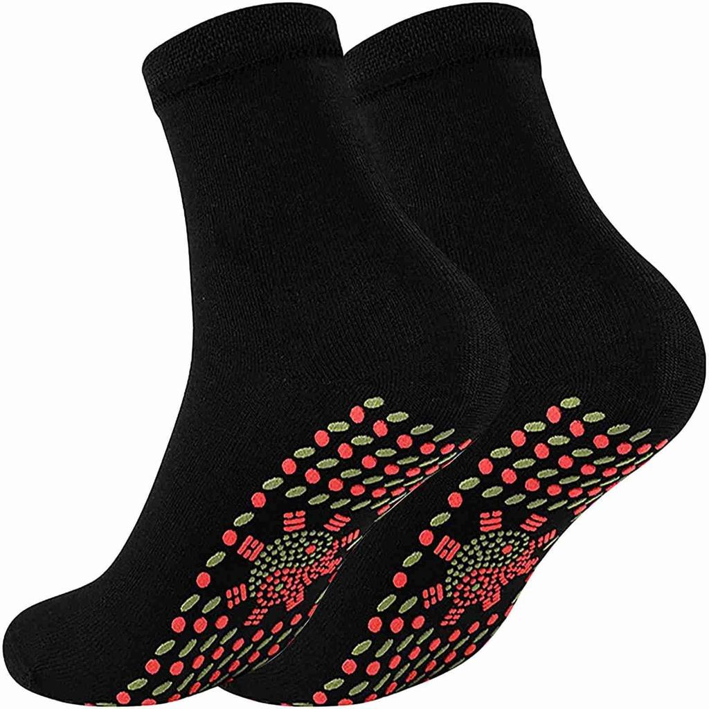 1 pereche de șosete magnetice pentru terapie cu autoîncălzire șosete magnetice unisex șosete cu autoîncălzire