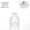 Glass Dried Flower Aromatherapy Bottle - Fireless Perfume Bottle for Bedroom and Car, Refillable.