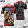 Anime One Piece Luffy Zoro TShirt 3D Print Clothing Unisex Tshirt Streetwear Summer Short Sleeve Sport Bandai Cosplay Tshirt