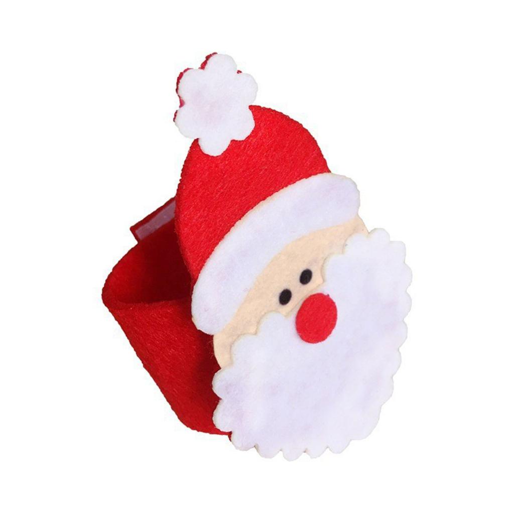 Napkin Rings Serviette Holder Table Ornaments Xmas Tableware New Year Home Decor