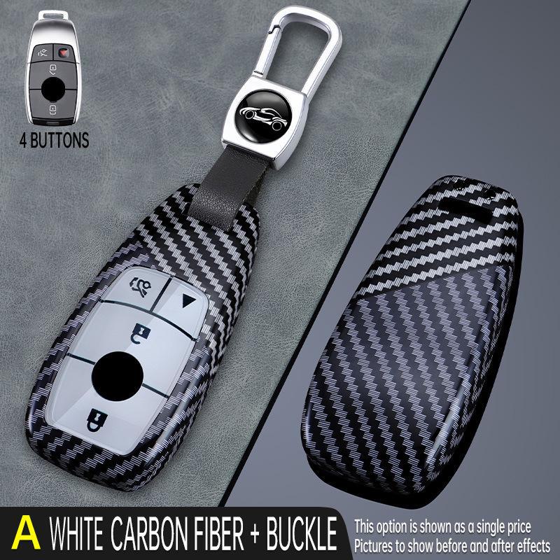 Mercedes-Benz Key Cover for C-Class E300L, A200L, GLC, GLE, GLA, CLA - High-End Female Shell, Elegant and Durable.