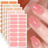 Nail Polish Film Nail Stickers, Solid Color Waterproof Nail Art Stickers, Full-coverage New Nail Art Stickers