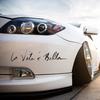 La e Bella Reflektierende Buchstaben Aufkleber Autoaufkleber Vollkarosserie Auto Kopf Styling Aufkleber